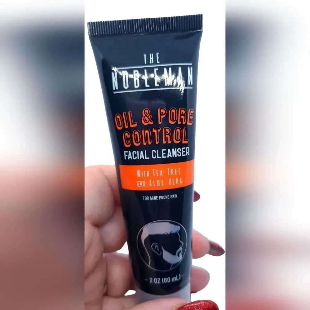 The Nobleman Men's Skin Care Travel Set | Facial Acne Cleanser & Face Scrub New